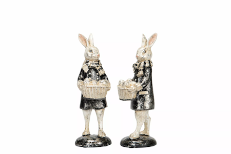 Hare Med Äggkorg Poly