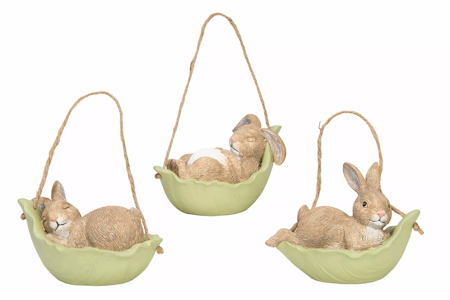 Kaniner Kålblad Häng Mix Poly