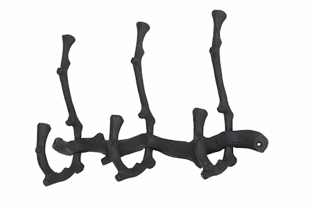 Kroklist Wood Large Svart