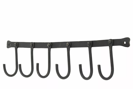Kroklist 6 Krokar Svart