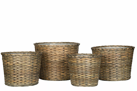 Korg Mörk Natur Bambu