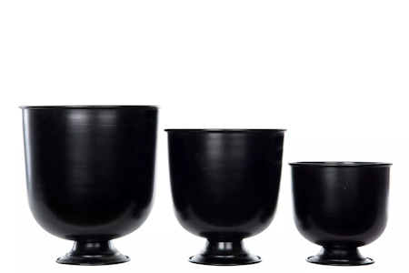 Kruka/Pokal Svart