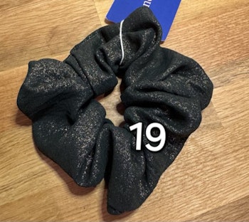 Sort glitter nr 19