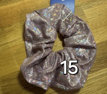Beige glitter nr 15