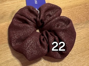 Burgunder glitter nr 22