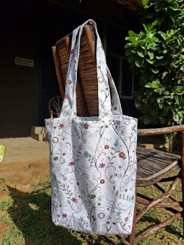 Den hvite totebag