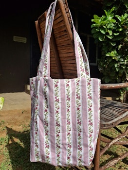 Retro rosa totebag