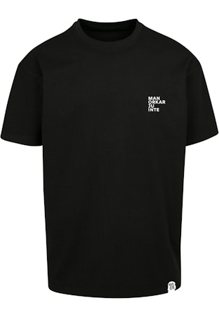Manorkarjuinte T-shirt - Svart