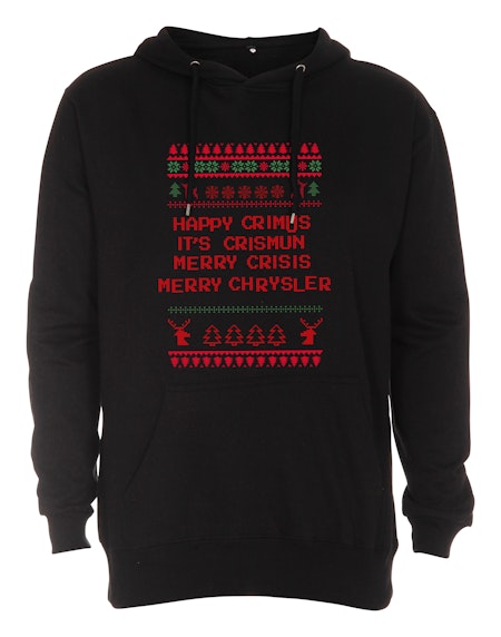 Happy Crimus Jul Hoodie - Svart