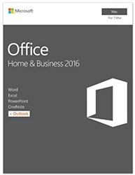 Microsoft Office Home & Business 2016  (Mac)