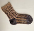 Primeval Forest Socks, stickmönster