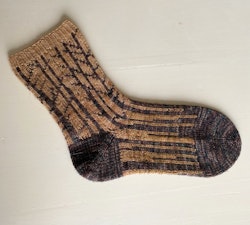 Primeval Forest Socks, stickmönster