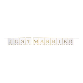 Banner "just Married"