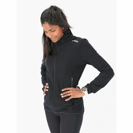 Fusion Womens Recharge Full Zip Black - Dam