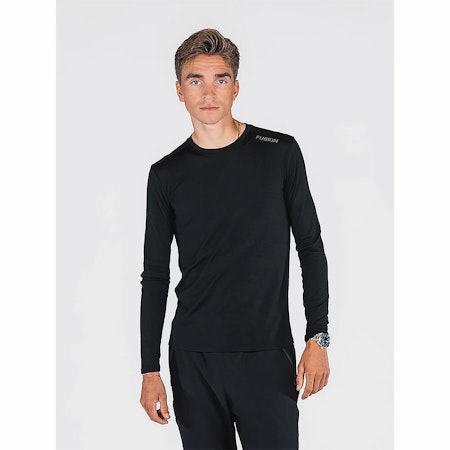 Fusion MENS MERINO 220 LS - Black - Herr