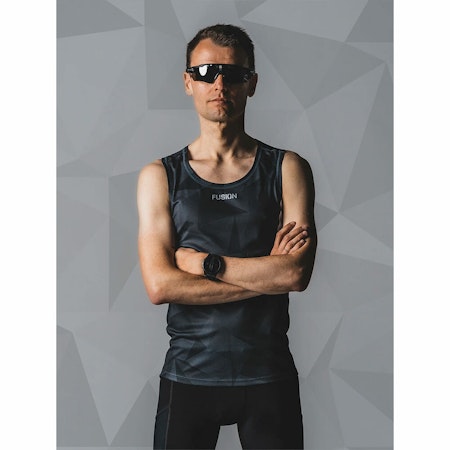 Fusion Run Singlet - Grey - Unisex