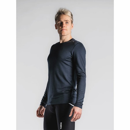 Fusion Technical Merino 150 LS - Night Blue - Herr