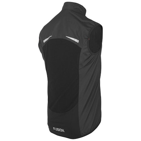 Fusion mens S1 Run vest Black - Herr