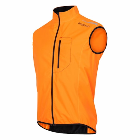 Fusion mens S1 Run vest Orange - Herr