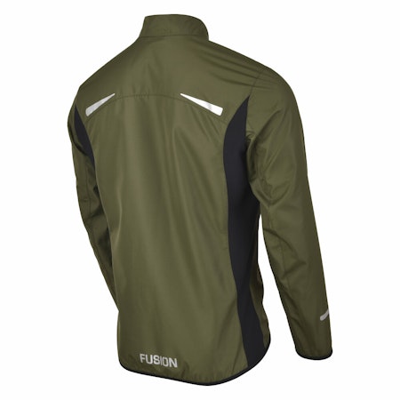 Fusion Men S1 Run Jacket Green - Herr