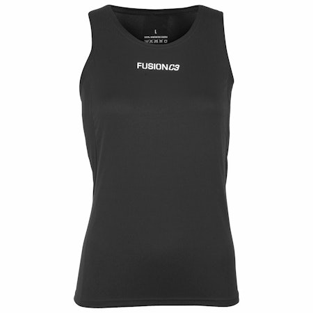 Fusion PRF Singlet Black - Dam