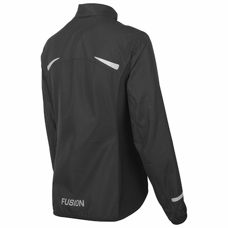 Fusion Womens S1 Run Jacket Black - Dam