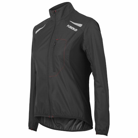 Fusion Womens S1 Run Jacket Black - Dam