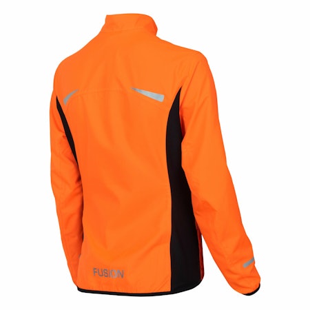 Fusion Womens S1 Run Jacket Orange - Dam