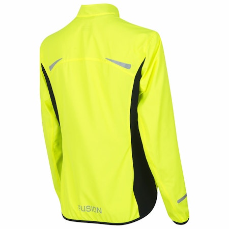 Fusion Womens S1 Run Jacket Yellow - Dam