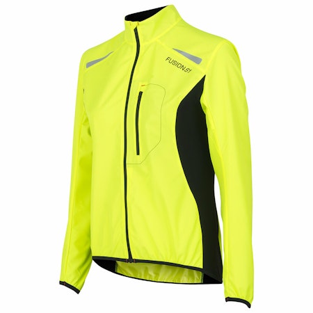 Fusion Womens S1 Run Jacket Yellow - Dam
