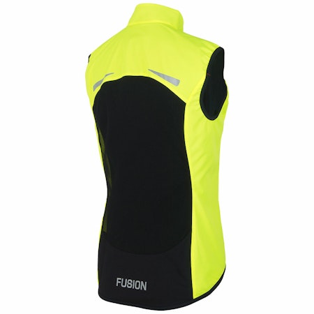 Fusion Womens S1 Run vest Yellow - Dam