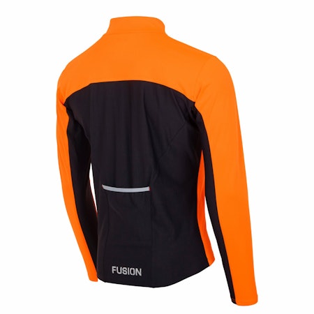Fusion Mens S2 Run Jacket Orange - Herr