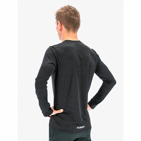 Fusion C3 LS Shirt - Black - Herr