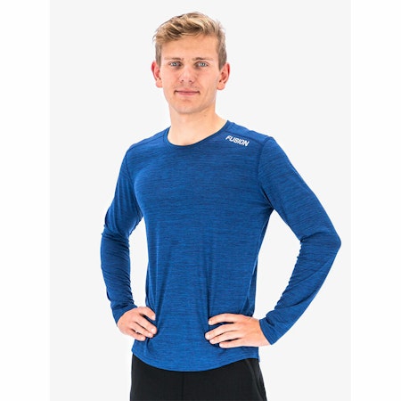 Fusion C3 LS Shirt - Night Blue- Herr