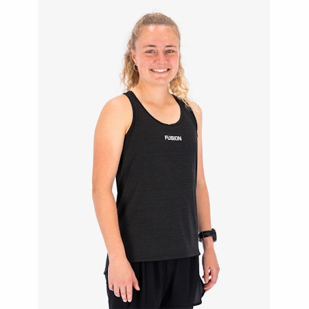 Fusion Womens Training Top - Black - Dam