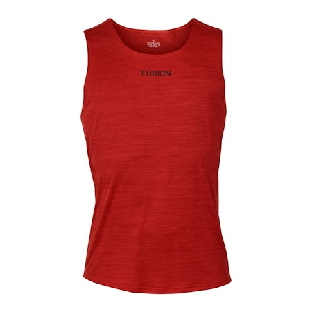 Fusion C3 Singlet Red/Melange - Herr