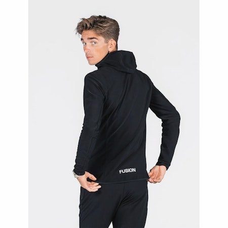 Fusion Mens Recharge Hoodie - Black - Herr