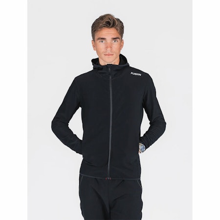 Fusion Mens Recharge Hoodie - Black - Herr