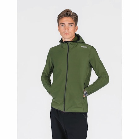 Fusion Mens Recharge Hoodie - Green - Herr