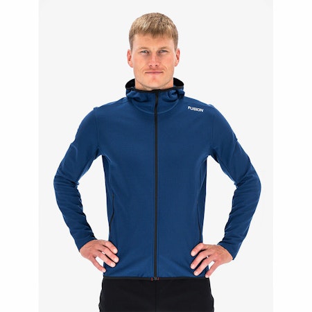 Fusion Mens Recharge Hoodie - Night Blue - Herr