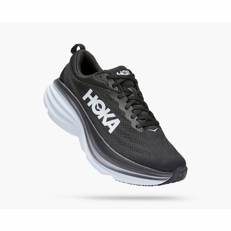 Hoka Bondi 8 Wide Black / White - Herr