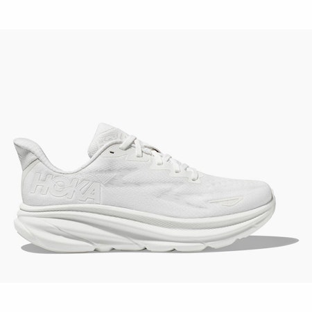 Hoka Clifton 9 White / White - Herr