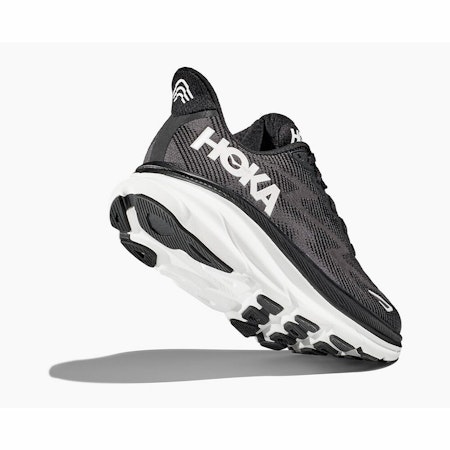 Hoka Clifton 9 Wide Black / White - Herr