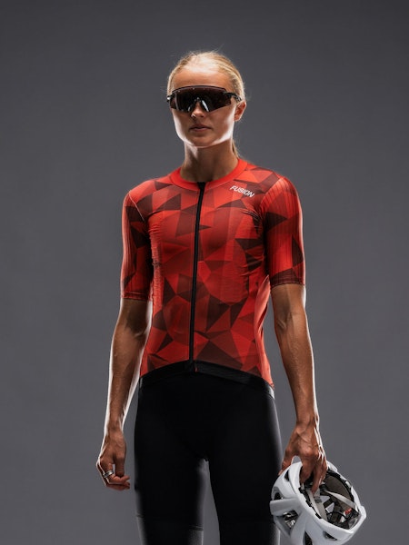 Fusion Tempo Two Jersey - Rust - Unisex
