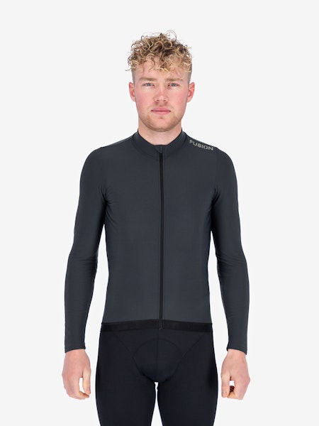 Fusion Mens Thermal Cycling Jersey Grey - Herr