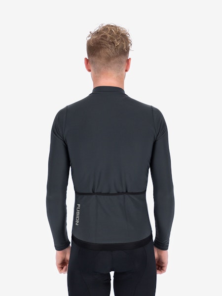 Fusion Mens Thermal Cycling Jersey Grey - Herr