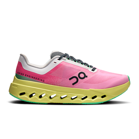 On Cloudsurfer Next Pink / Limelight - Dam