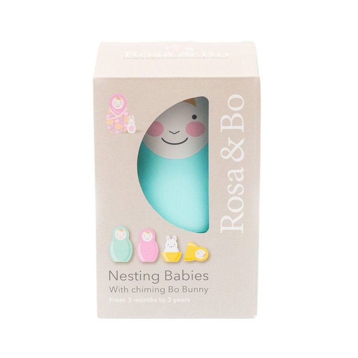 Dopgåva tjej - Fin leksak Rosa & Bo