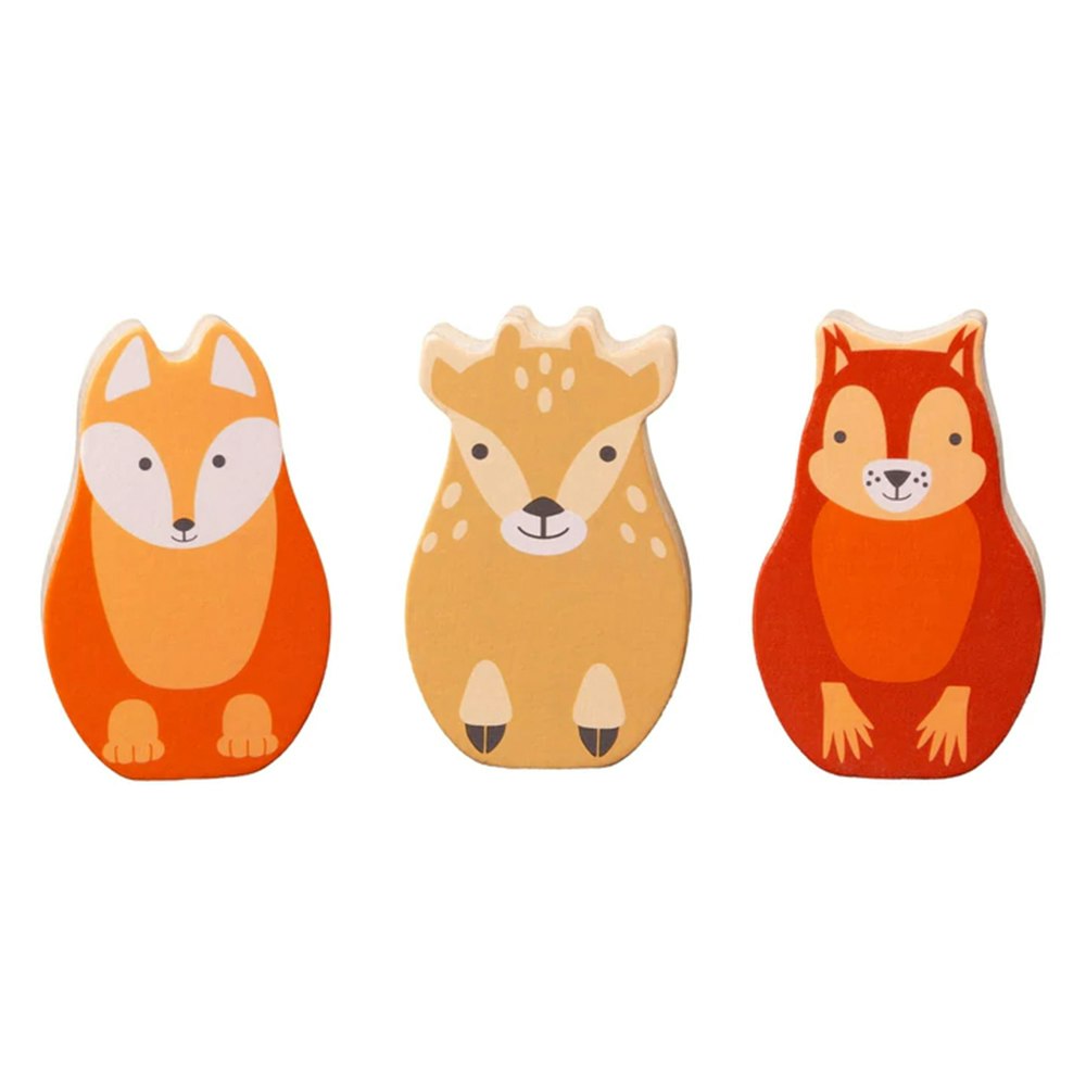 Doppresent flicka Woodlies Fox och Rosa & Bo Woodland
