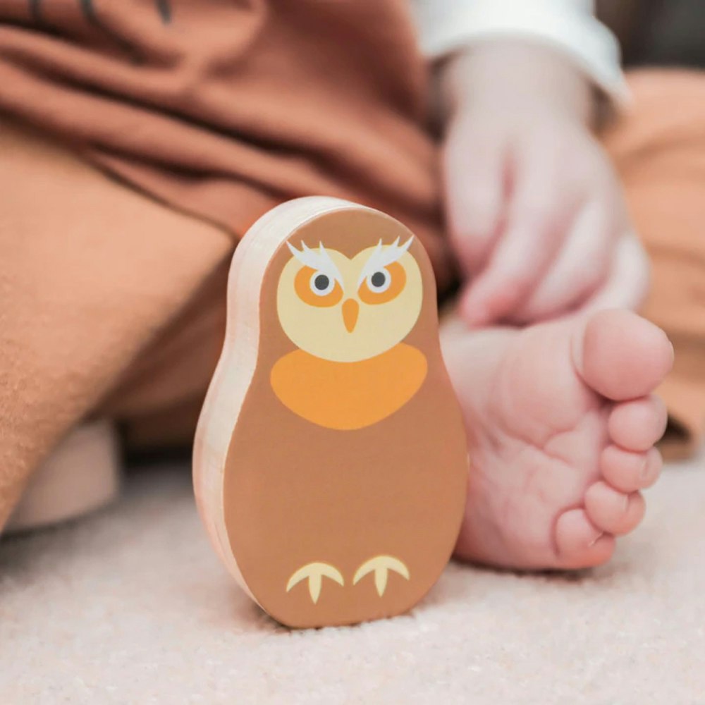Doppresent flicka Rosa & Bo Woodlies Owl